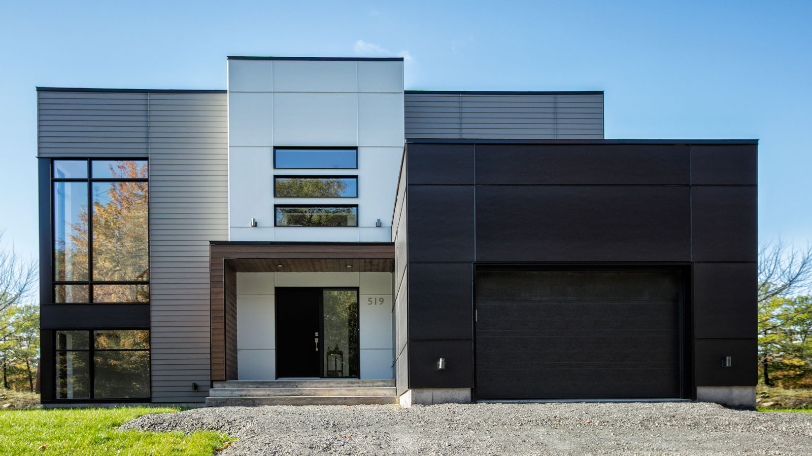 Zone C - Plan de vue - Projet immobilier moderne avec maison contemporaine dans nouveau quartier Rive-Sud Québec